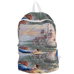 Beauty And The Beast Castle Foldable Lightweight Backpack by artworkshop