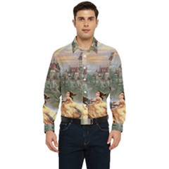 Beauty And The Beast Castle Men s Long Sleeve  Shirt