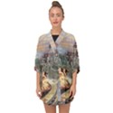 Beauty And The Beast Castle Half Sleeve Chiffon Kimono View1