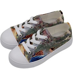 Beauty And The Beast Castle Kids  Low Top Canvas Sneakers by artworkshop