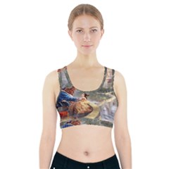 Beauty And The Beast Castle Sports Bra With Pocket by artworkshop