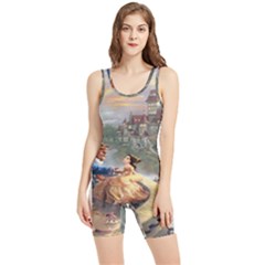 Beauty And The Beast Castle Women s Wrestling Singlet by artworkshop