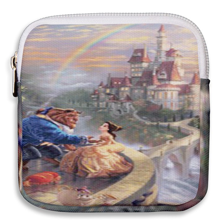 Beauty And The Beast Castle Mini Square Pouch