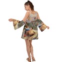 Beauty And The Beast Castle Kimono Sleeves Boho Dress View2