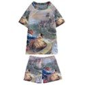 Beauty And The Beast Castle Kids  Swim Tee and Shorts Set View1