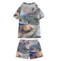 Beauty And The Beast Castle Kids  Swim Tee and Shorts Set View2