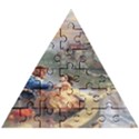 Beauty And The Beast Castle Wooden Puzzle Triangle View1