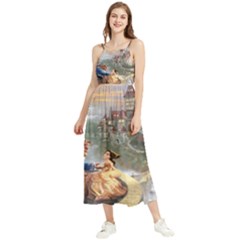 Beauty And The Beast Castle Boho Sleeveless Summer Dress by artworkshop