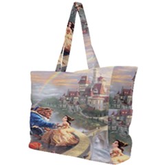 Beauty And The Beast Castle Simple Shoulder Bag by artworkshop