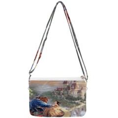 Beauty And The Beast Castle Double Gusset Crossbody Bag by artworkshop