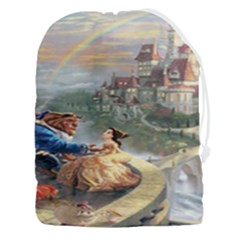 Beauty And The Beast Castle Drawstring Pouch (3xl) by artworkshop