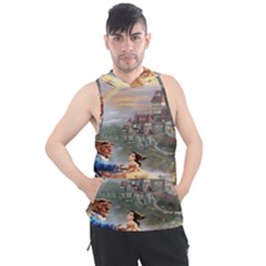 Beauty And The Beast Castle Men s Sleeveless Hoodie by artworkshop