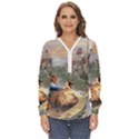 Beauty And The Beast Castle Zip Up Long Sleeve Blouse View1