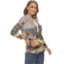 Beauty And The Beast Castle Zip Up Long Sleeve Blouse View3