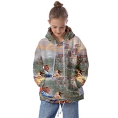 Beauty And The Beast Castle Kids  Oversized Hoodie