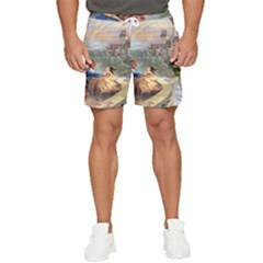 Beauty And The Beast Castle Men s Runner Shorts