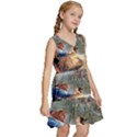 Beauty And The Beast Castle Kids  Sleeveless Tiered Mini Dress View3