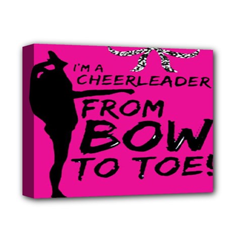 Bow To Toe Cheer Deluxe Canvas 14  X 11  (stretched) by artworkshop