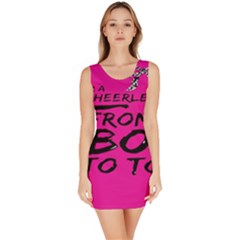 Bow To Toe Cheer Bodycon Dress by artworkshop