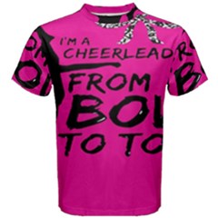 Bow To Toe Cheer Men s Cotton Tee by artworkshop