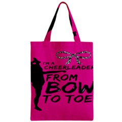 Bow To Toe Cheer Zipper Classic Tote Bag by artworkshop