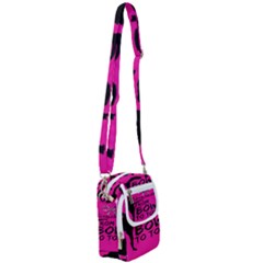 Bow To Toe Cheer Shoulder Strap Belt Bag by artworkshop