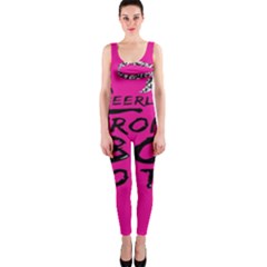 Bow To Toe Cheer One Piece Catsuit by artworkshop