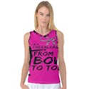 Bow To Toe Cheer Women s Basketball Tank Top View1