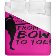 Bow To Toe Cheer Duvet Cover (california King Size) by artworkshop