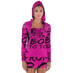 Bow To Toe Cheer Long Sleeve Hooded T-shirt by artworkshop