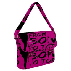 Bow To Toe Cheer Buckle Messenger Bag by artworkshop