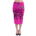 Bow To Toe Cheer Midi Pencil Skirt View1