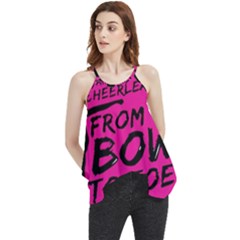 Bow To Toe Cheer Flowy Camisole Tank Top by artworkshop