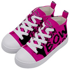 Bow To Toe Cheer Kids  Mid-top Canvas Sneakers by artworkshop