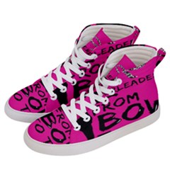 Bow To Toe Cheer Men s Hi-top Skate Sneakers by artworkshop