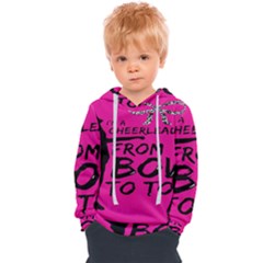 Bow To Toe Cheer Kids  Overhead Hoodie by artworkshop