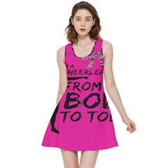 Bow To Toe Cheer Inside Out Reversible Sleeveless Dress by artworkshop