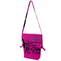 Bow To Toe Cheer Folding Shoulder Bag by artworkshop