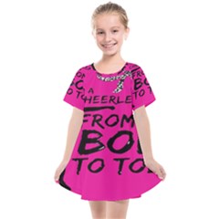 Bow To Toe Cheer Kids  Smock Dress by artworkshop