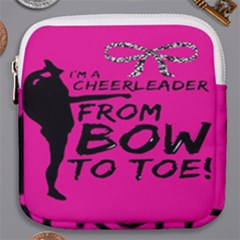 Bow To Toe Cheer Mini Square Pouch