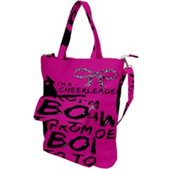 Bow To Toe Cheer Shoulder Tote Bag