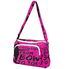 Bow To Toe Cheer Front Pocket Crossbody Bag by artworkshop