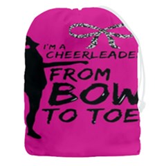 Bow To Toe Cheer Drawstring Pouch (3xl)