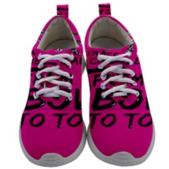 Bow To Toe Cheer Mens Athletic Shoes by artworkshop