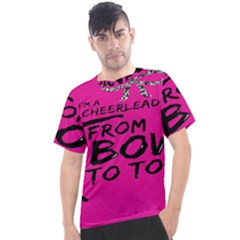 Bow To Toe Cheer Men s Sport Top by artworkshop