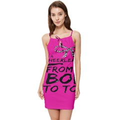 Bow To Toe Cheer Summer Tie Front Dress by artworkshop