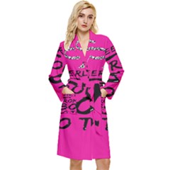 Bow To Toe Cheer Long Sleeve Velour Robe by artworkshop