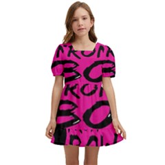 Bow To Toe Cheer Kids  Short Sleeve Dolly Dress by artworkshop