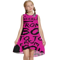 Bow To Toe Cheer Kids  Frill Swing Dress by artworkshop