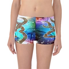 Browning Deer Glitter Galaxy Boyleg Bikini Bottoms by artworkshop